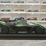 MR Collection Bugatti 2021 Bolide Green 1:18 – samlarobjekt resinmodellresin