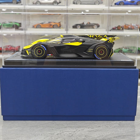 MR Collezione Bugatti 2021 Bolide Jaune Molsheim 1:18 – Modello in resina collezionabile (MR Collection)