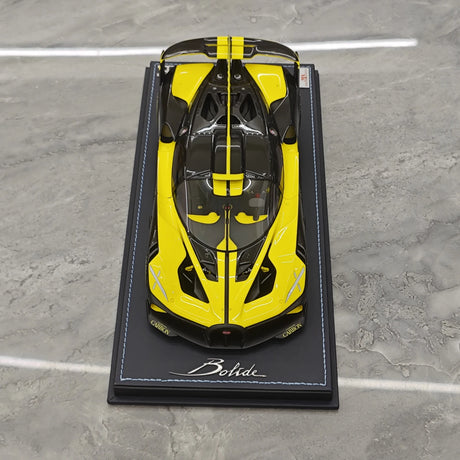 MR Collezione Bugatti 2021 Bolide Jaune Molsheim 1:18 – Modello in resina collezionabile (MR Collection)