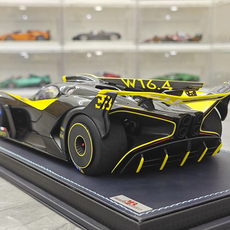 MR Collezione Bugatti 2021 Bolide Jaune Molsheim 1:18 – Modello in resina collezionabile (MR Collection)