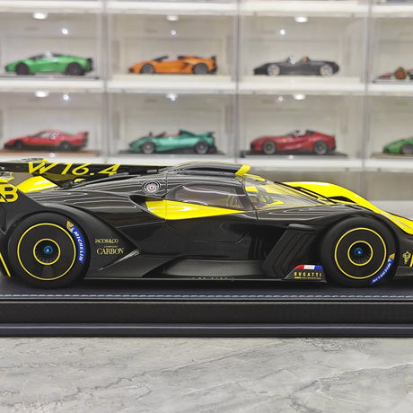 MR Collezione Bugatti 2021 Bolide Jaune Molsheim 1:18 – Modello in resina collezionabile (MR Collection)