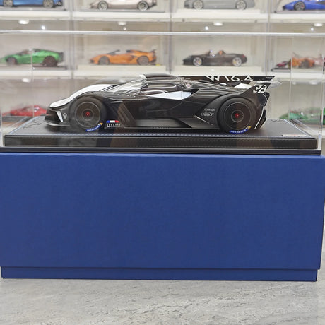 MR Collezione Bugatti 2021 Bolide White 1:18 – Resina modello in resina collezionabile (MR Collection)