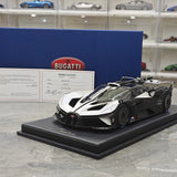 MR Collezione Bugatti 2021 Bolide White 1:18 – Resina modello in resina collezionabile (MR Collection)