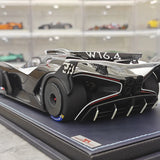 MR Collezione Bugatti 2021 Bolide White 1:18 – Resina modello in resina collezionabile (MR Collection)
