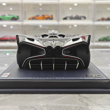 MR Collezione Bugatti 2021 Bolide White 1:18 – Resina modello in resina collezionabile (MR Collection)