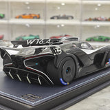 MR Collezione Bugatti 2021 Bolide White 1:18 – Resina modello in resina collezionabile (MR Collection)