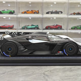 MR Collezione Bugatti 2021 Bolide White 1:18 – Resina modello in resina collezionabile (MR Collection)