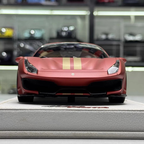 [MR Collection] 1:18 Ferrari 2019 488 Pista rood modelauto Hars