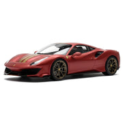 MR Collection Ferrari 2018 488 Pista rojo 1:18 – coche a escala de colección en resina