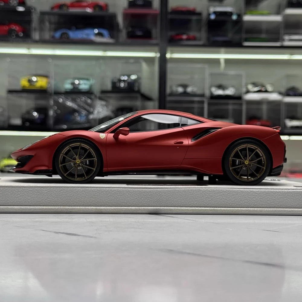 [MR Collection] 1:18 Ferrari 2019 488 Pista Red Model Car Resin