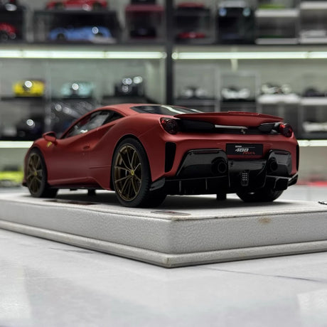[MR Collection] 1:18 Ferrari 2019 488 Pista rood modelauto Hars