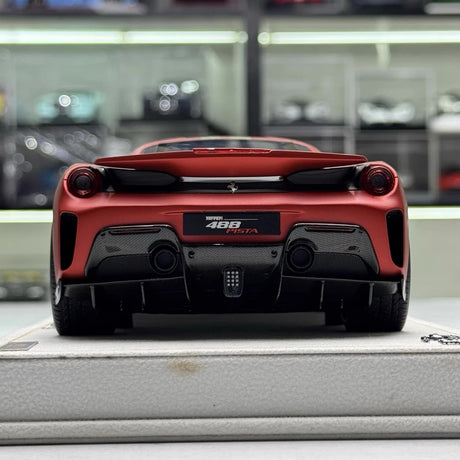[MR Collection] 1:18 Ferrari 2019 488 Pista rood modelauto Hars