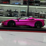 MR Collezione Ferrari 2019 SF90 Stradale Pink 1:18 – Resina modello in resina collezionabile (MR Collection)
