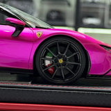 MR Collezione Ferrari 2019 SF90 Stradale Pink 1:18 – Resina modello in resina collezionabile (MR Collection)