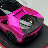 MR Collezione Ferrari 2019 SF90 Stradale Pink 1:18 – Resina modello in resina collezionabile (MR Collection)