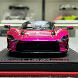 MR Kollektion Ferrari 2022 Daytona SP3 Pink 1:18 – Sammelobjekt-Resin-Modellharz (MR Collection)