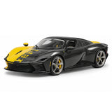 MR Collection Ferrari 2023 Daytona SP3 599+1 Giallo Modena Shiny Carbon 1:18 – Collectible resin Model resin