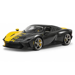MR Collection Ferrari 2023 Daytona SP3 599+1 Giallo Modena Shiny Carbon 1:18 – Collectible resin Model resin