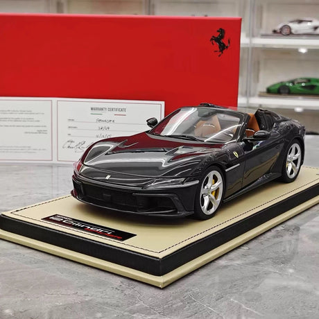 [MR Collection] 1:18 Ferrari 2024 12Cilindri Spider Black Model Car Resin