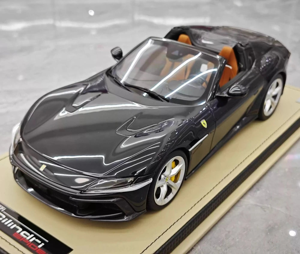 [MR Collection] 1:18 Ferrari 2024 12Cilindri Spider Black Model Car Resin