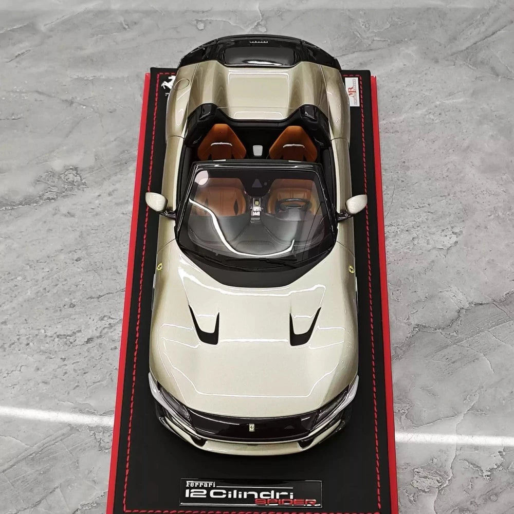 [MR Collection] 1:18 Ferrari 2024 12Cilindri Spider Gold Model Car Resin