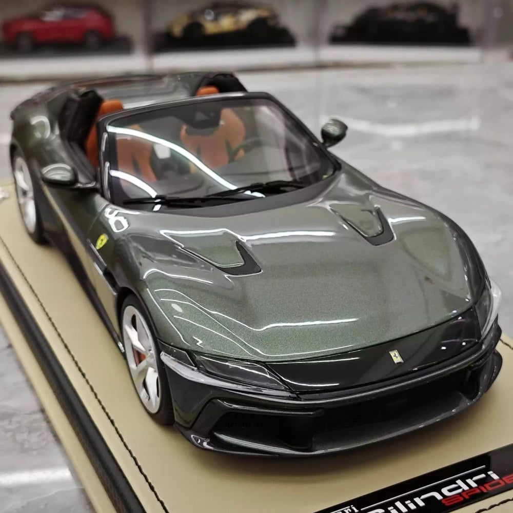 [MR Collection] 1:18 Ferrari 2024 12Cilindri Spider Green Model Car Resin