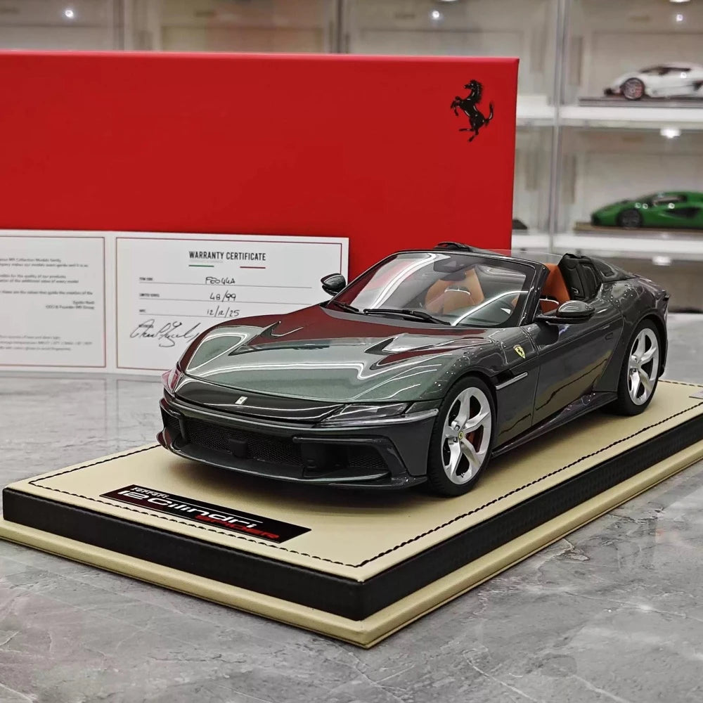 [MR Collection] 1:18 Ferrari 2024 12Cilindri Spider Green Model Car Resin
