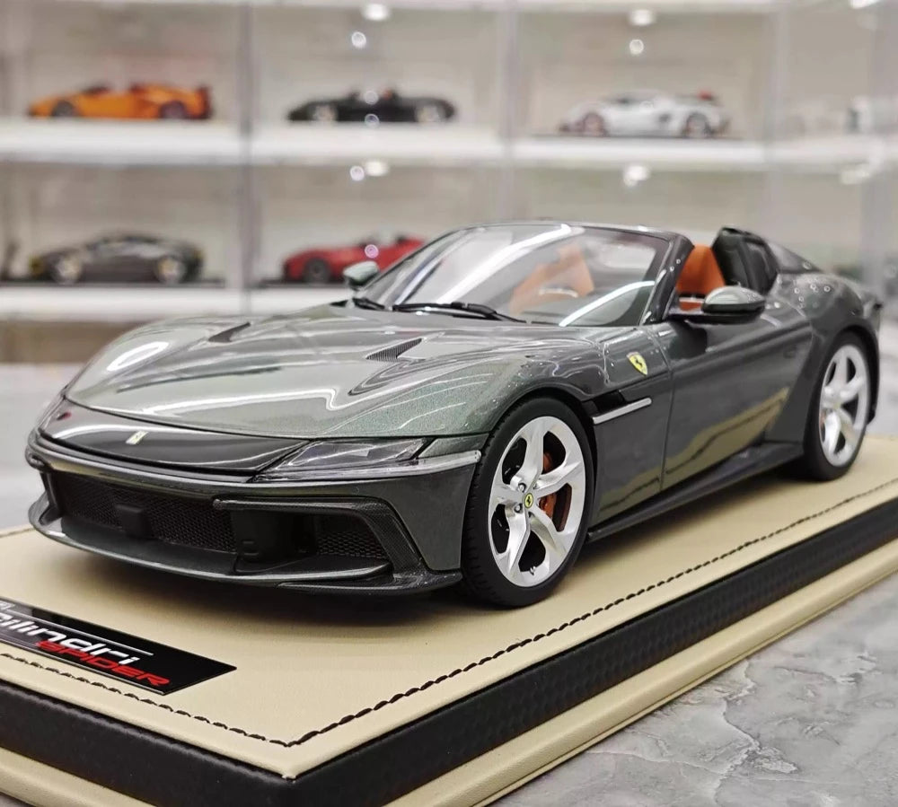 [MR Collection] 1:18 Ferrari 2024 12Cilindri Spider Green Model Car Resin