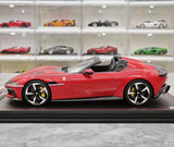 [MR Kollektion] 1:18 Ferrari 2024 12Cilindri Spider röd modellbil harts