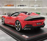 [MR Kollektion] 1:18 Ferrari 2024 12Cilindri Spider röd modellbil harts