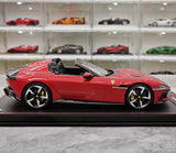 [MR Kollektion] 1:18 Ferrari 2024 12Cilindri Spider röd modellbil harts