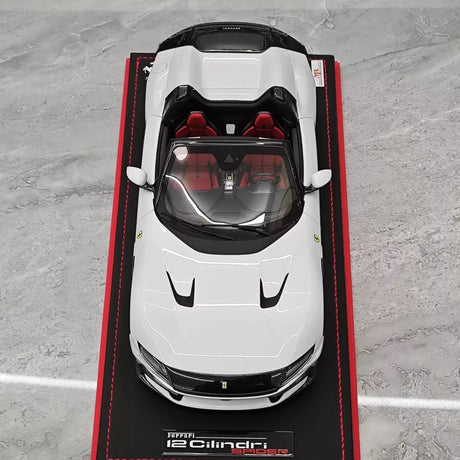 [MR Collection] 1:18 Ferrari 2024 12Cilindri Spider wit modelauto Hars