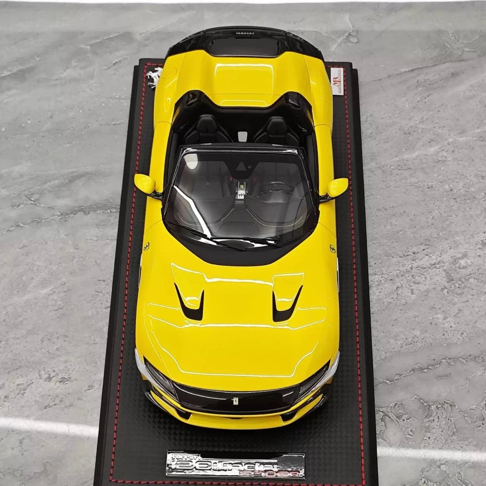 [MR Collection] 1:18 Ferrari 2024 12Cilindri Spider Yellow Model Car Resin