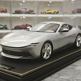 MR Collezione Ferrari 2025 Amalfi Coupe Grigio Abu Dhabi 1:18 – Resina modello in resina collezionabile (MR Collection)