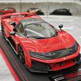 MR Collezione Ferrari 2025 F80 Coupe Rosso Supercar 1:18 – Modello in resina collezionabile (MR Collection)