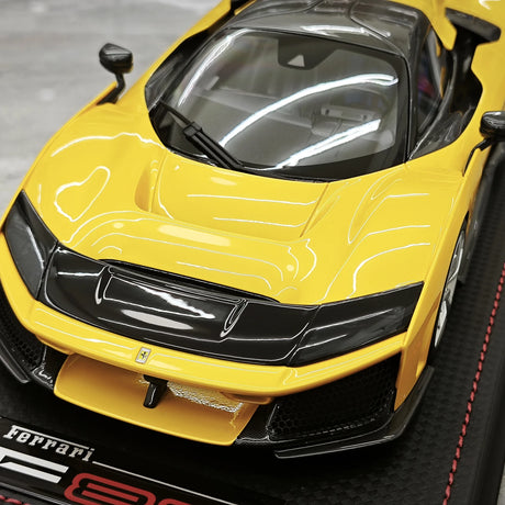 MR Collezione Ferrari 2025 F80 Coupe Giallo 1:18 – Modello in resina collezionabile (MR Collection)