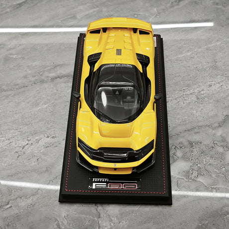 MR Collezione Ferrari 2025 F80 Coupe Giallo 1:18 – Modello in resina collezionabile (MR Collection)
