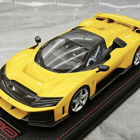MR Collezione Ferrari 2025 F80 Coupe Giallo 1:18 – Modello in resina collezionabile (MR Collection)