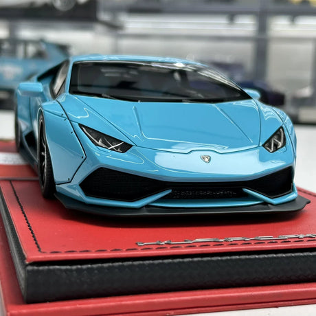 MR kokoelma Lamborghini 2014 Huracan LP610-4 LB-Works Blue 1:18 – keräilyhartsimalli (MR Collection)