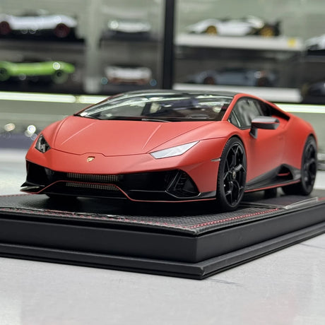 MR Kokoelma Lamborghini 2019 Huracan EVO Orange 1:18 – keräilyhartsimalli (MR Collection)