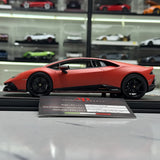 MR Collectie Lamborghini 2019 Huracan EVO Orange 1:18 – Verzamelbare Resin Modelresin (MR Collection)