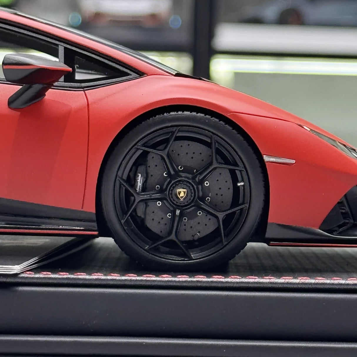 MR Collectie Lamborghini 2019 Huracan EVO Orange 1:18 – Verzamelbare Resin Modelresin (MR Collection)