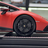 MR Collectie Lamborghini 2019 Huracan EVO Orange 1:18 – Verzamelbare Resin Modelresin (MR Collection)