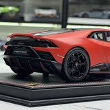 MR Collectie Lamborghini 2019 Huracan EVO Orange 1:18 – Verzamelbare Resin Modelresin (MR Collection)