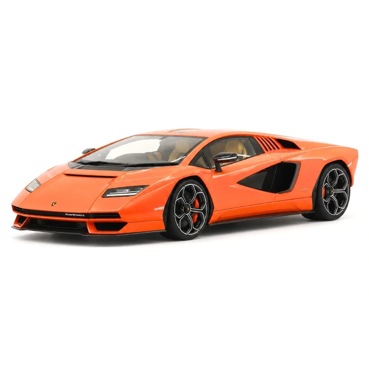 MR Collection Lamborghini 2021 Countach LPI 800-4 Orange 1:18 – Collectible Resin Model Resin