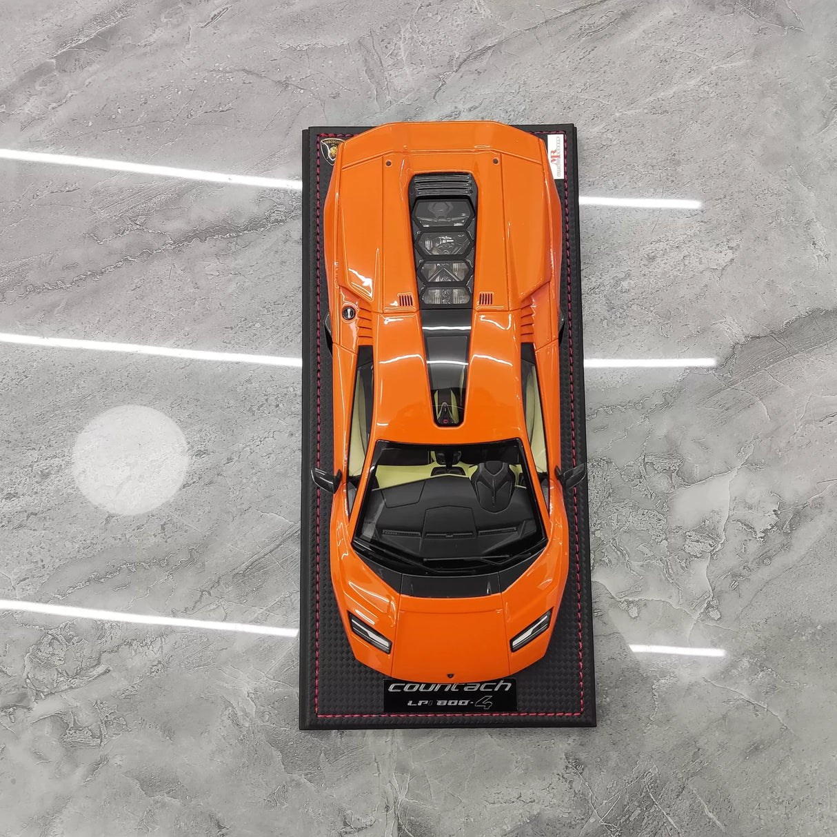 MR Collection Lamborghini 2021 Countach LPI 800-4 Orange 1:18 – Collectible Resin Model Resin