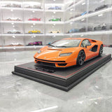 MR Collection Lamborghini 2021 Countach LPI 800-4 Orange 1:18 – Collectible Resin Model Resin
