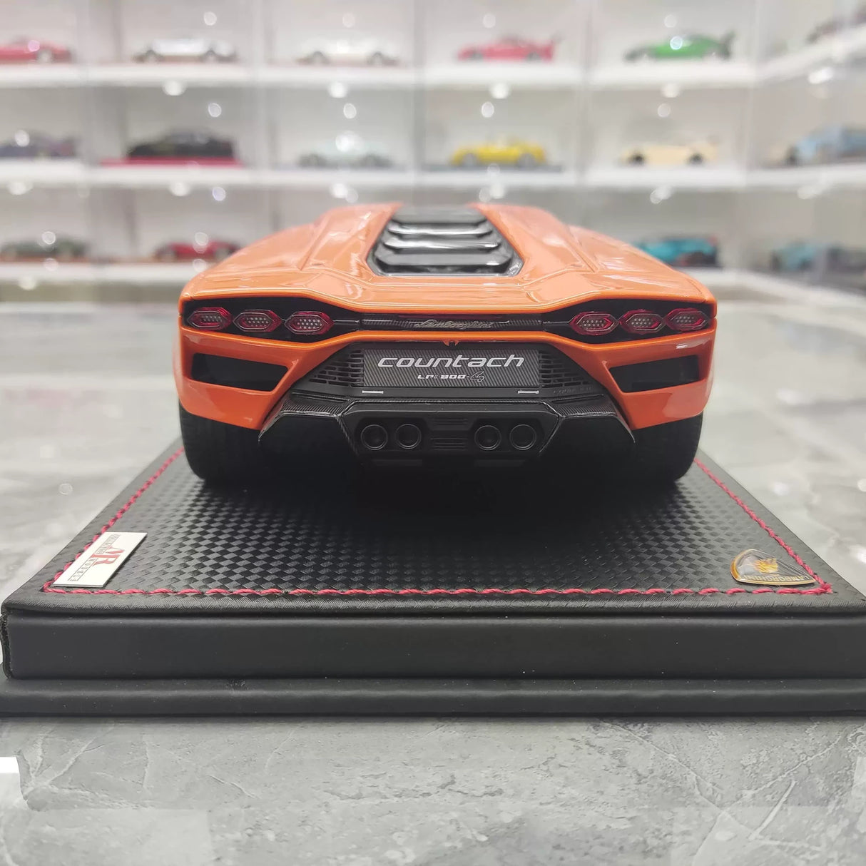 MR Collection Lamborghini 2021 Countach LPI 800-4 Orange 1:18 – Collectible Resin Model Resin
