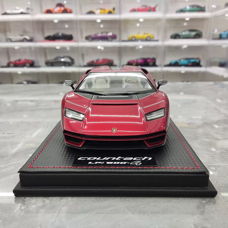 مجموعة MR Lamborghini 2021 Countach LPI 800-4 Red 1:18 – راتنج نموذج قابل للجمع (MR Collection)