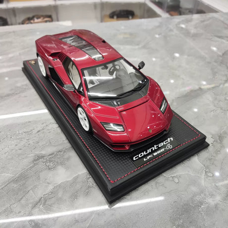 مجموعة MR Lamborghini 2021 Countach LPI 800-4 Red 1:18 – راتنج نموذج قابل للجمع (MR Collection)